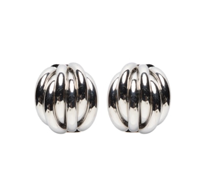 Brinco Feminino Argola - Prateado