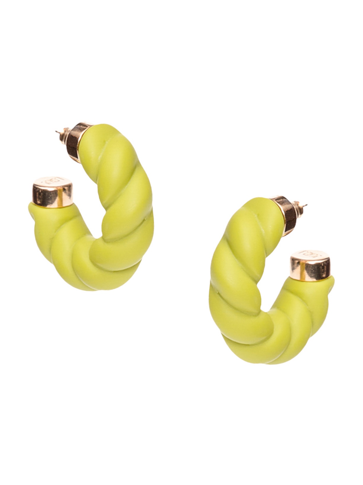 Brinco Feminino Argola Torcido - Verde