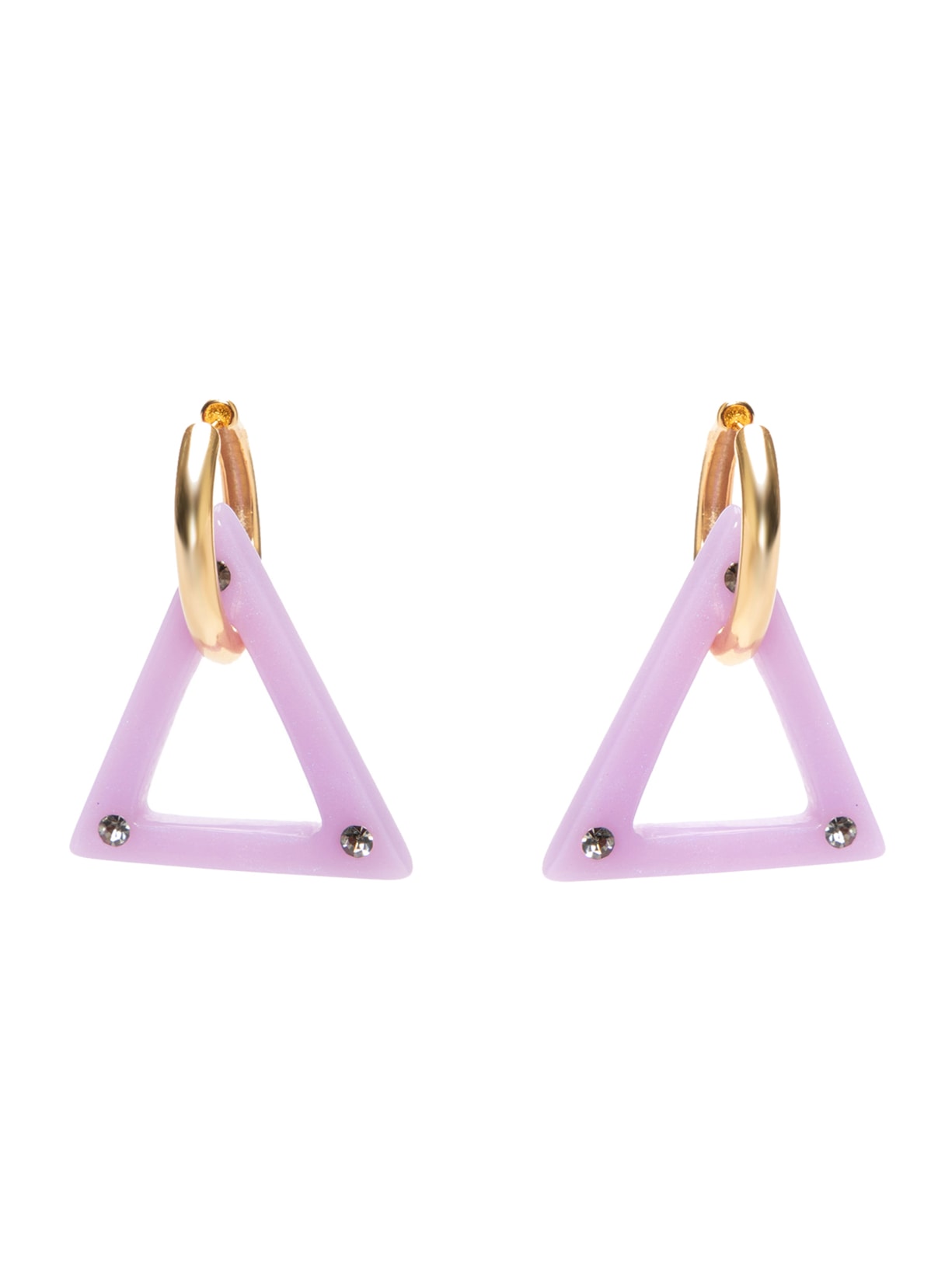 Brinco Feminino Argola Trio - Lilás