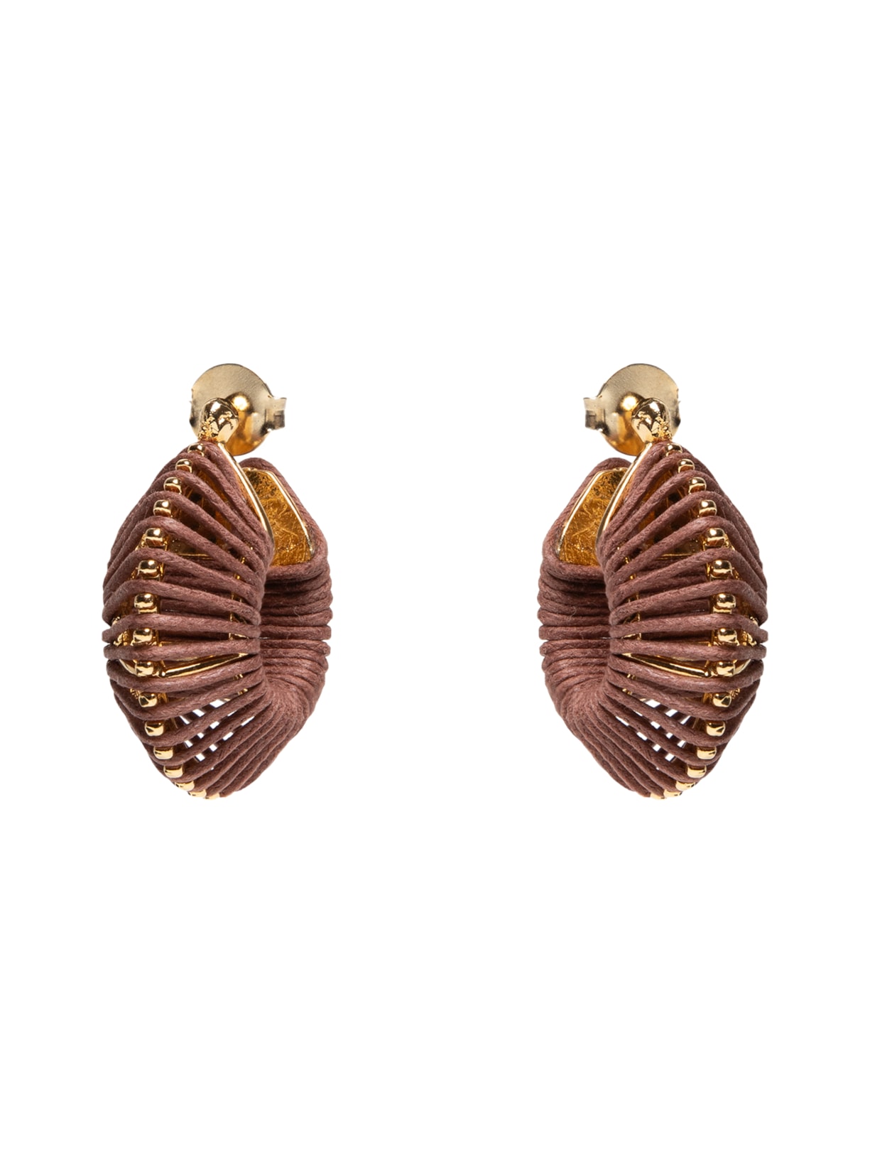 Brinco Feminino Argolinha Encanto - Marrom