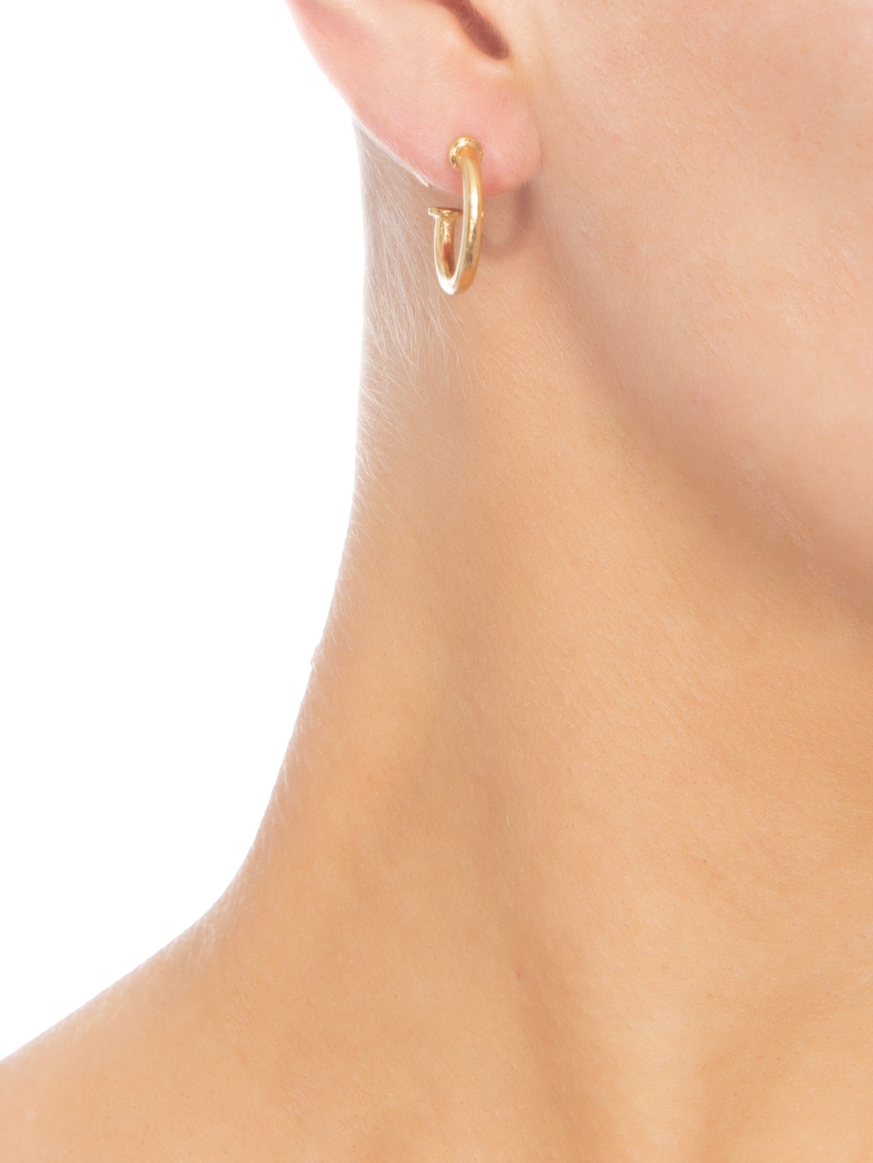 Brinco Feminino Argolinha Figa Dourado Julia Gastin