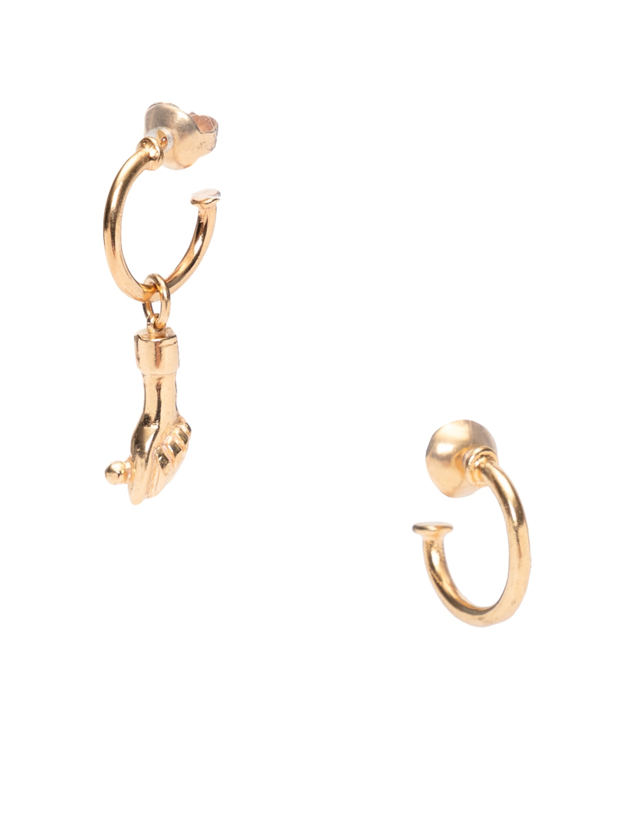 Brinco Feminino Argolinha Figa Dourado Julia Gastin