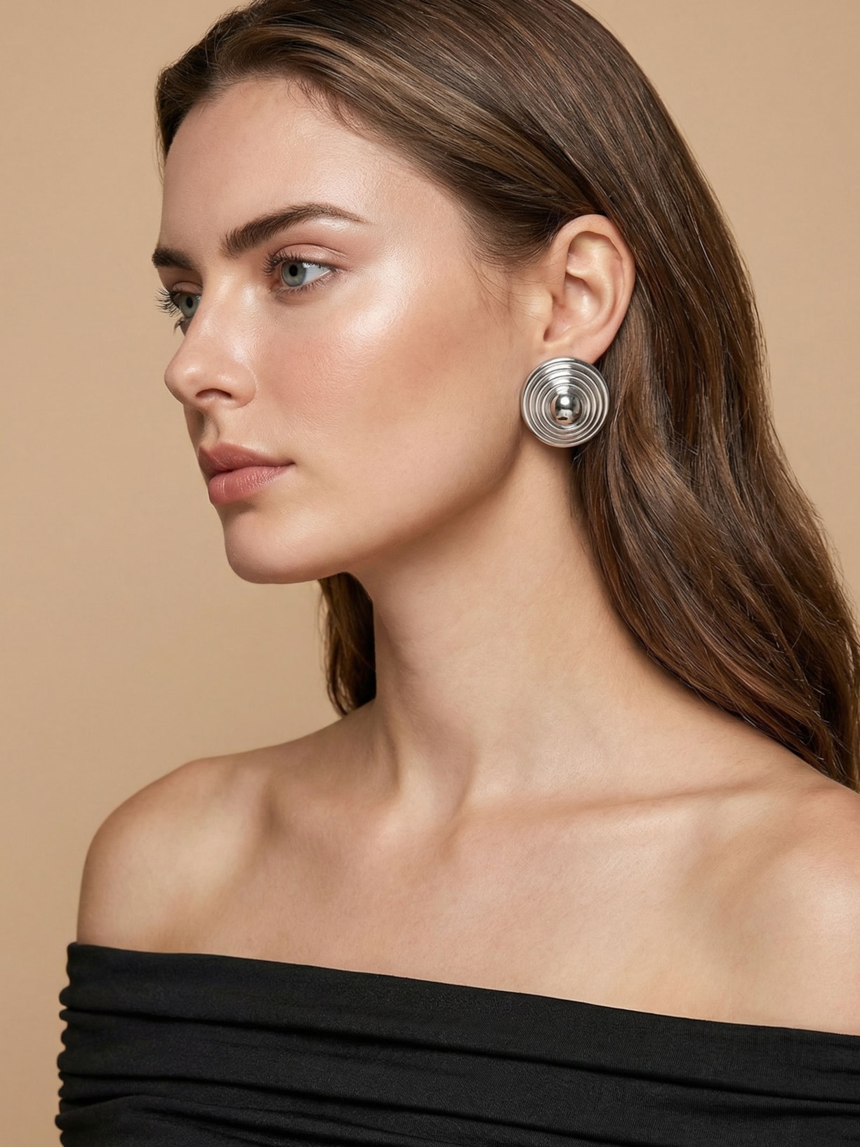 Brinco Feminino Ava Prateado Erre