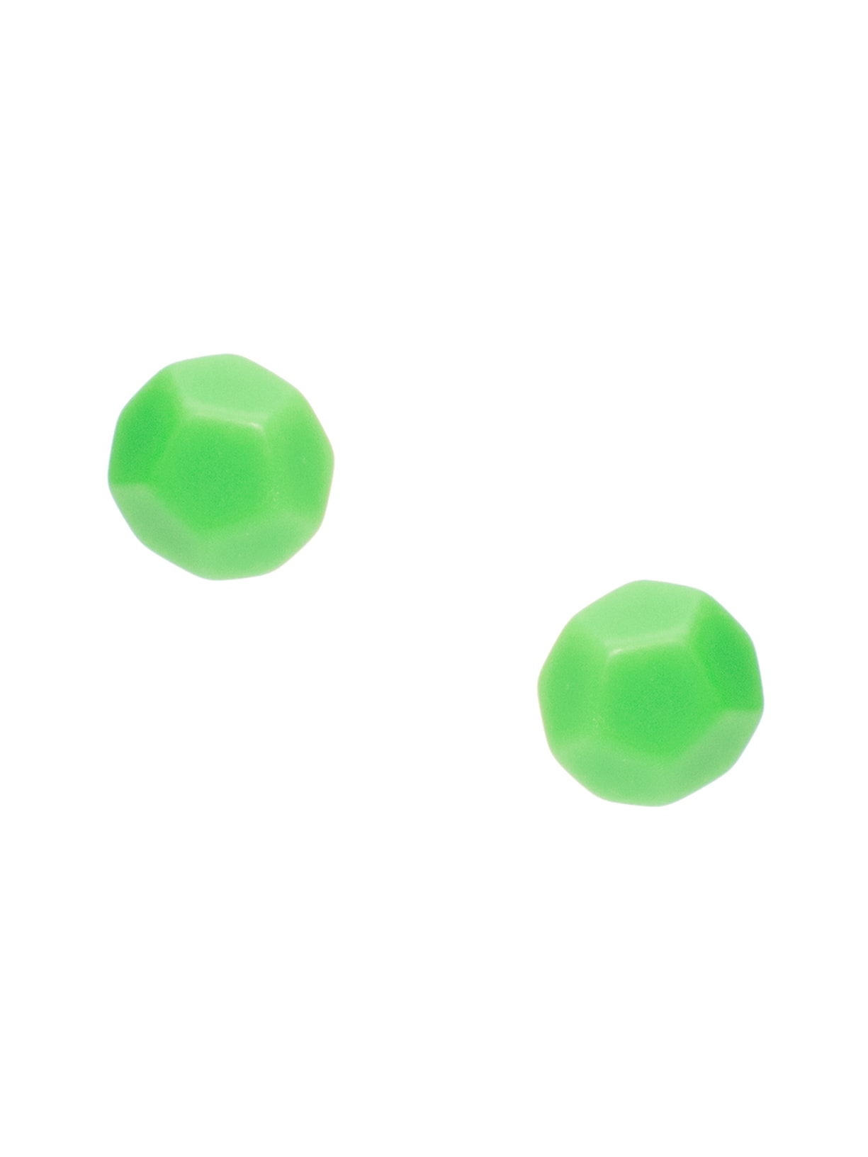 Brinco Feminino Bolinha Facetado - Verde