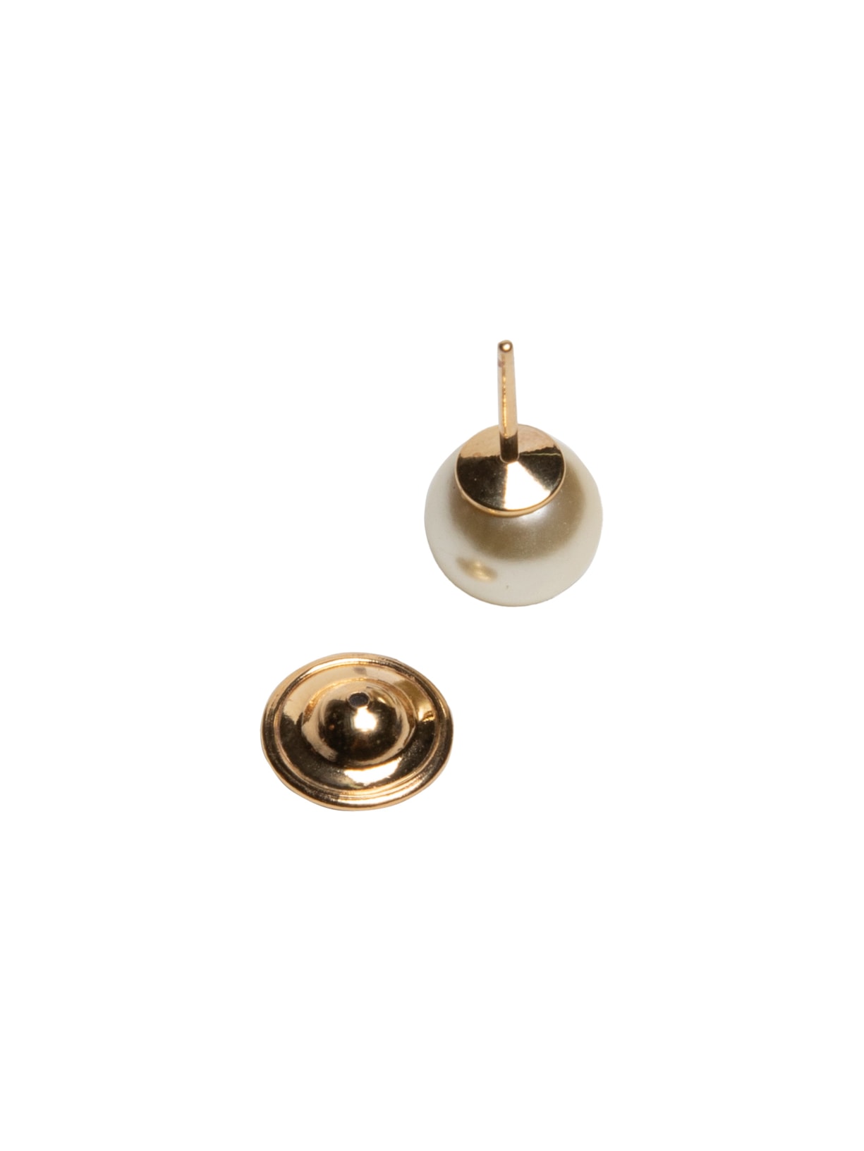 Brinco Feminino Botão Brillant 10 MM Dourado Nádia Gimenes