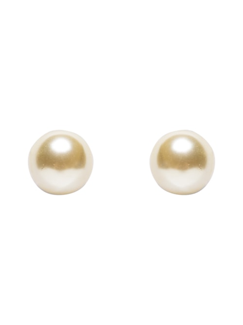 Brinco Feminino Botão Brillant 10MM - Dourado