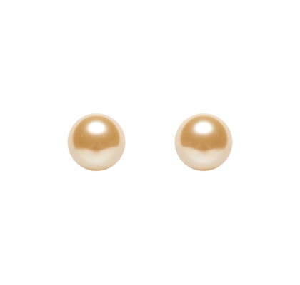 Brinco Feminino Botão Brillant 14 MM - Dourado