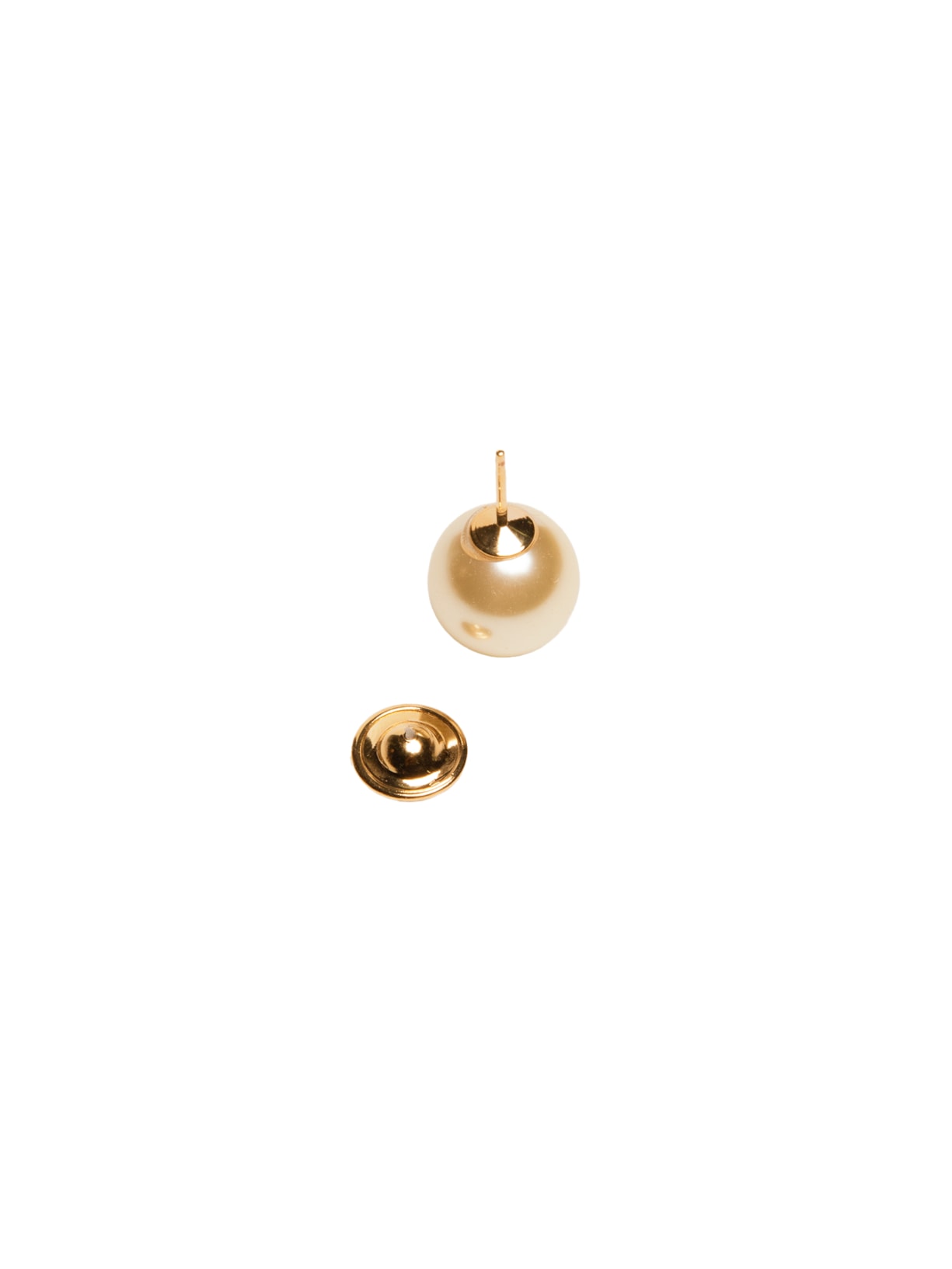 Brinco Feminino Botão Brillant 14 MM Dourado Nádia Gimenes