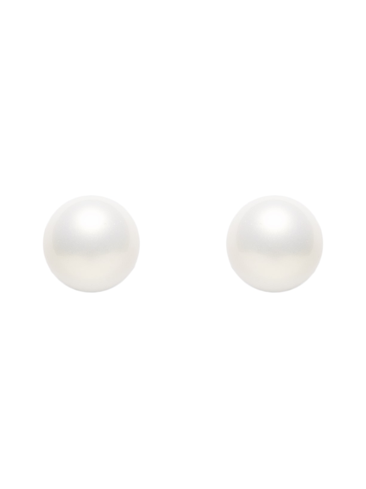 Brinco Feminino Botão Brillant Shell 14MM - Dourado