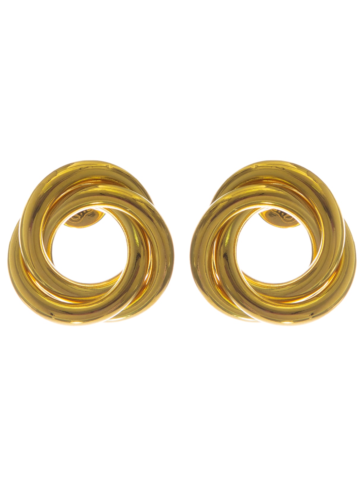 Brinco Feminino Botão Ficção P - Dourado