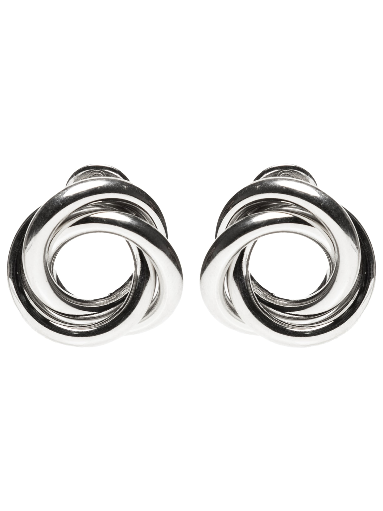 Brinco Feminino Botão Ficcção P - Prata