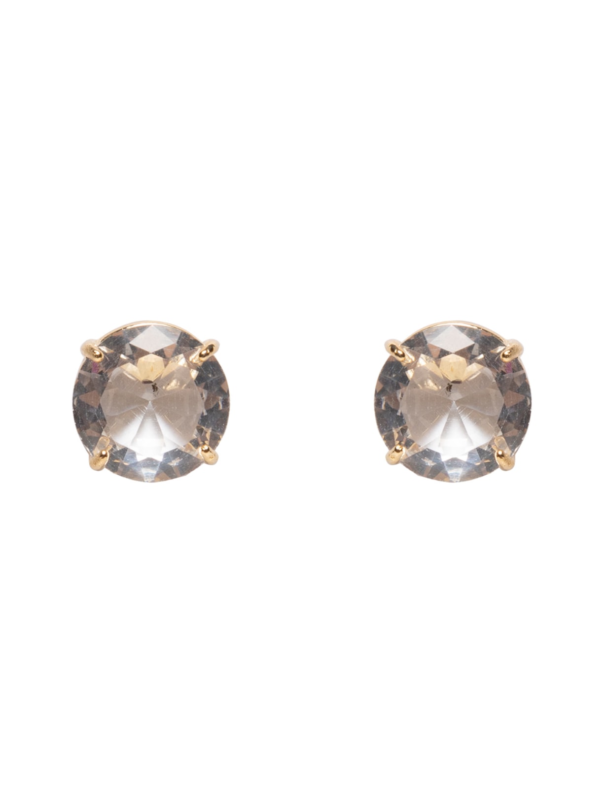 Brinco Feminino Botão Galeria 12MM - Dourado