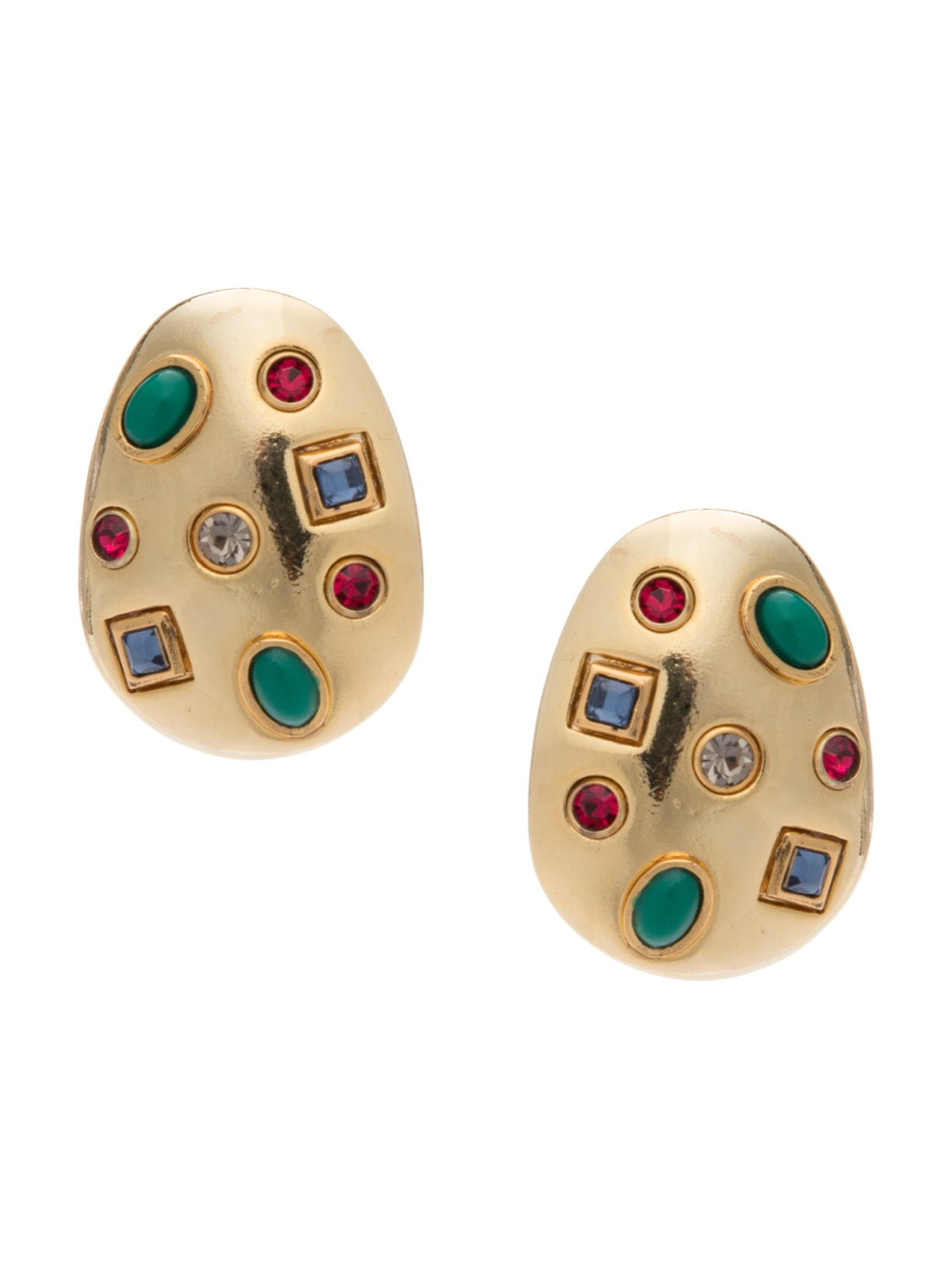 Brinco Feminino Botão Wild P Em Metal - Dourado