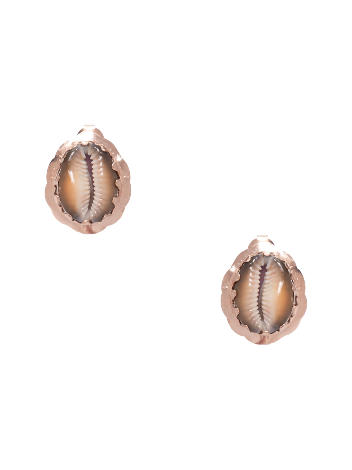 Brinco Feminino Búzios Em Metal - Dourado