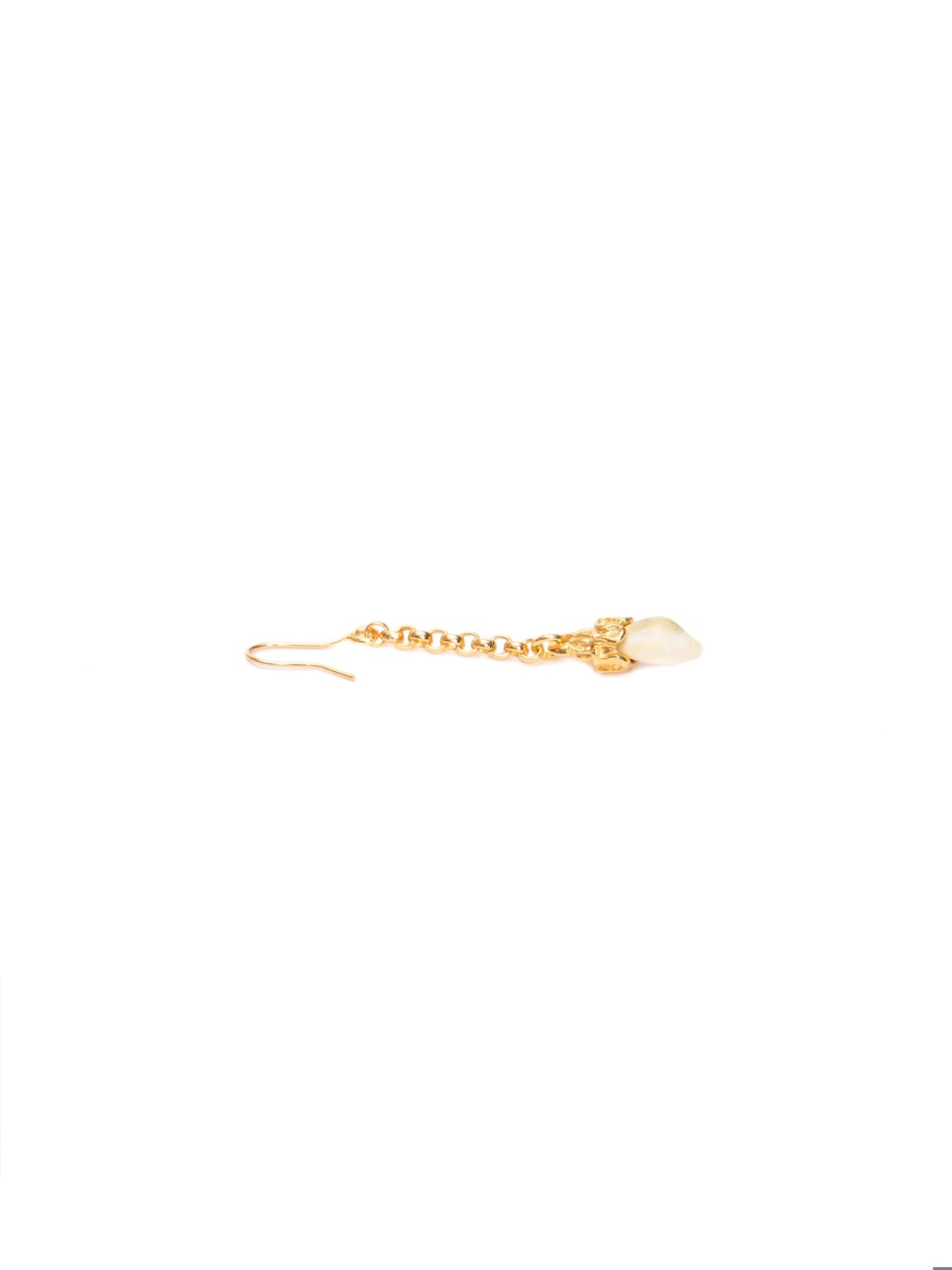 Brinco Feminino Búzios Pendurado Dourado Julia Gastin