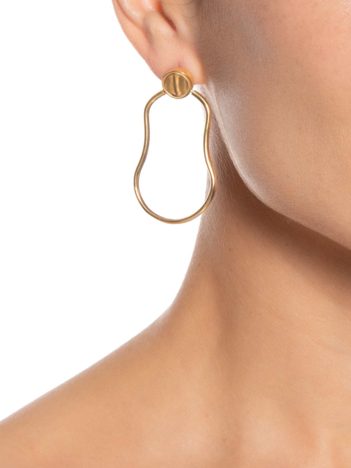 Brinco Feminino Cadeira Em Metal Dourado Demgo