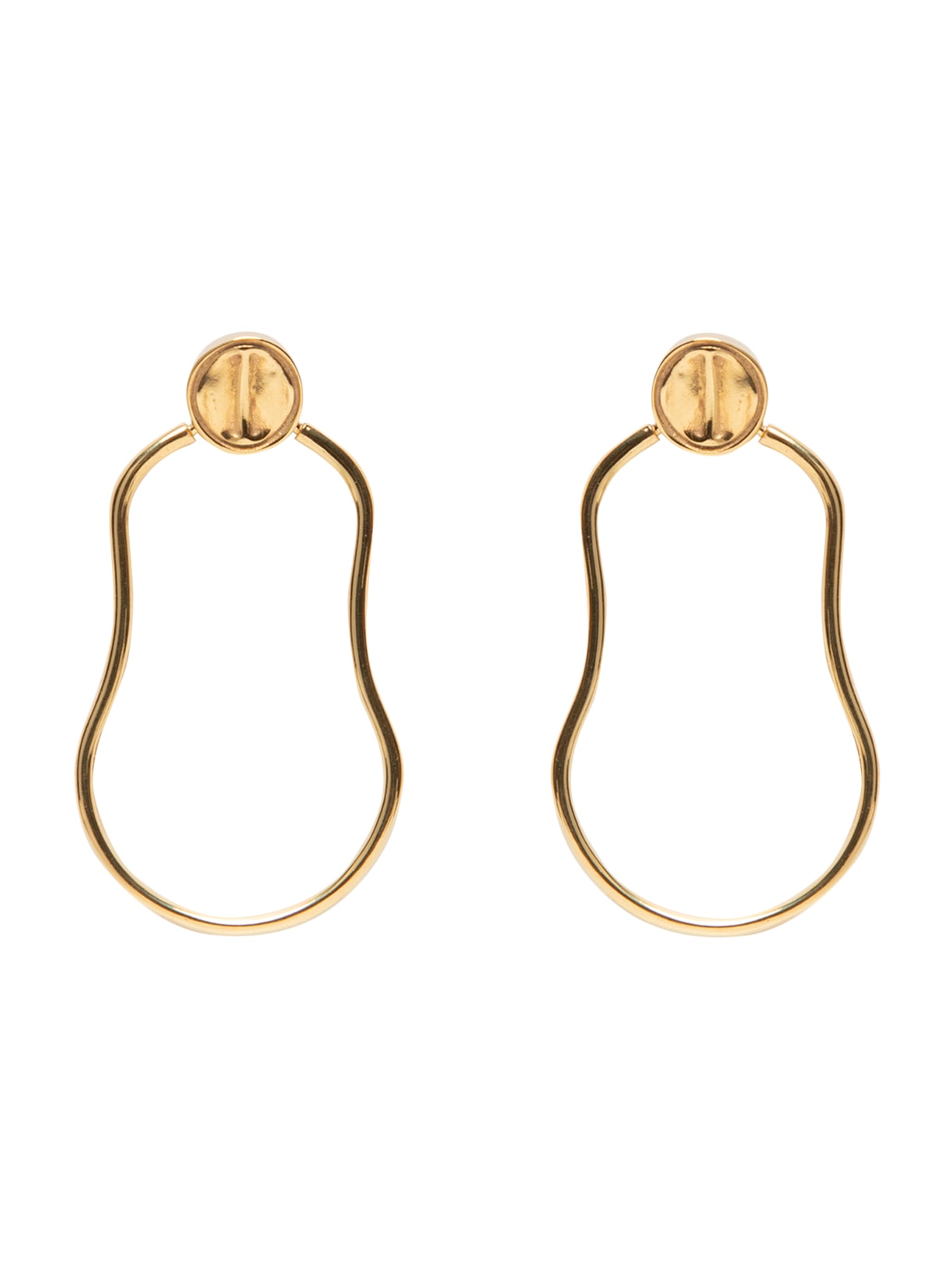 Brinco Feminino Cadeira Em Metal Dourado Demgo