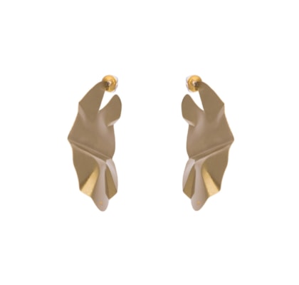 Brinco Feminino Cairo Em Metal - Dourado