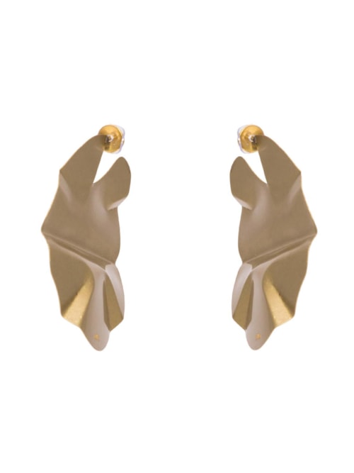 Brinco Feminino Cairo Em Metal - Dourado