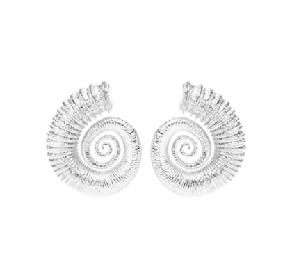 Brinco Feminino Caracol - Prata