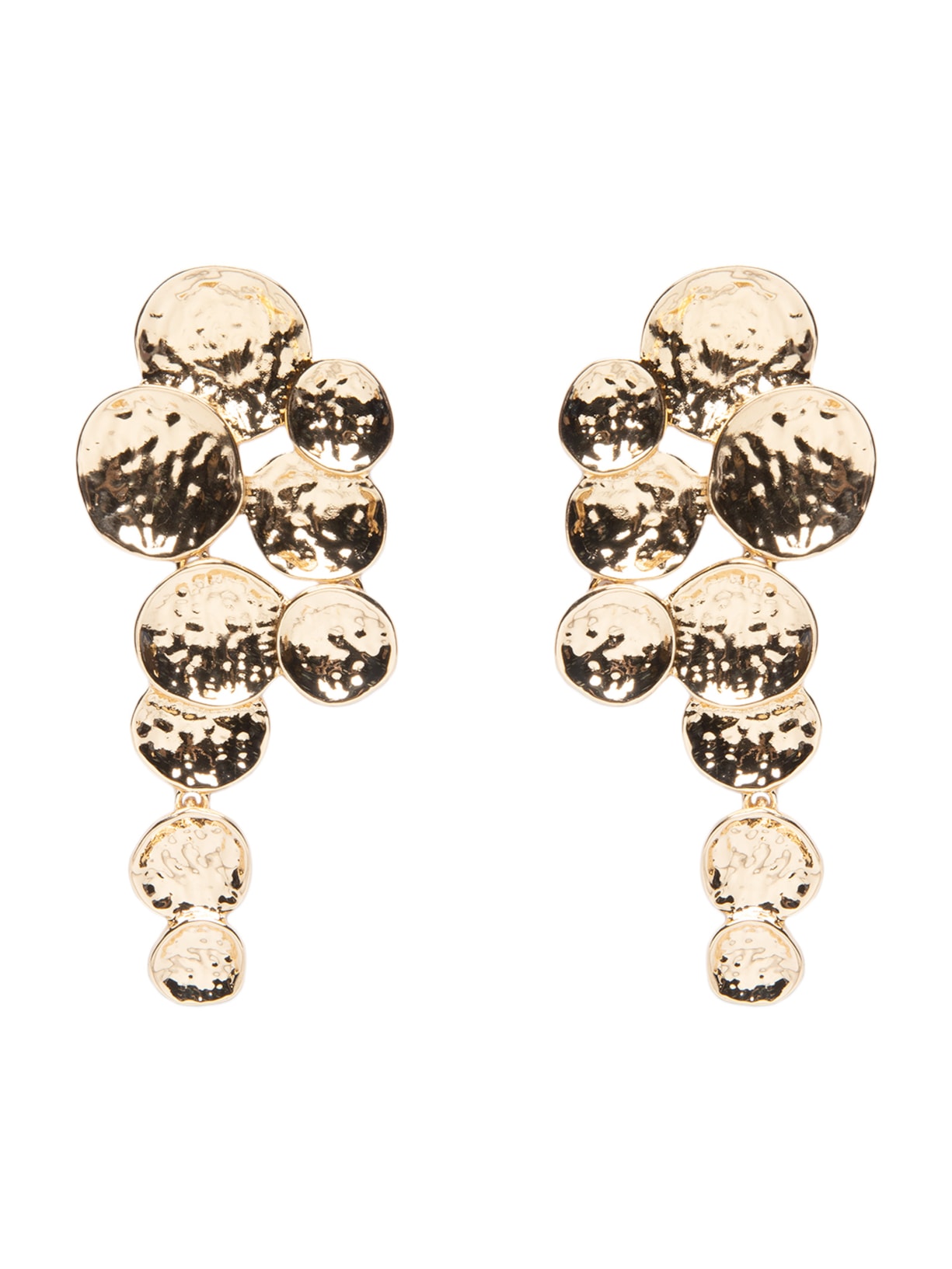 Brinco Feminino Cascata Martelado Dourado '2Essential