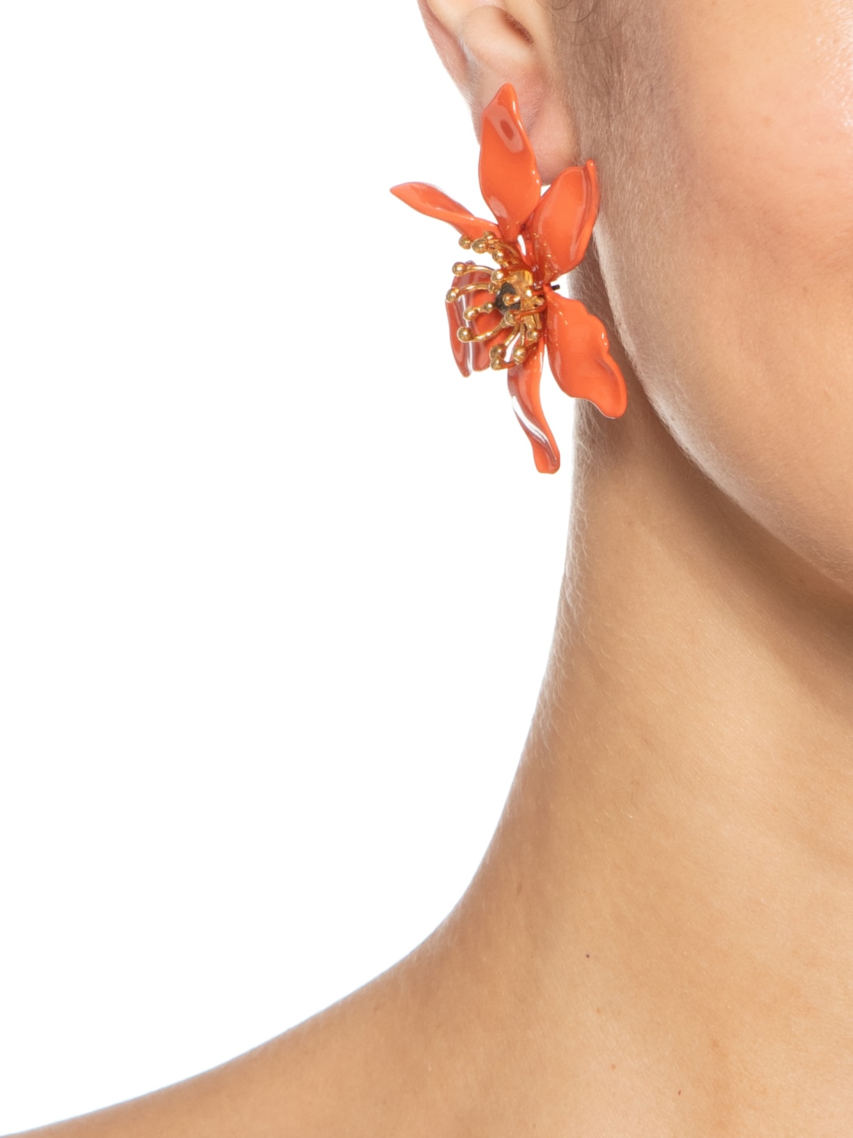 Brinco Feminino Cattleya Vermelho Isa Bahia