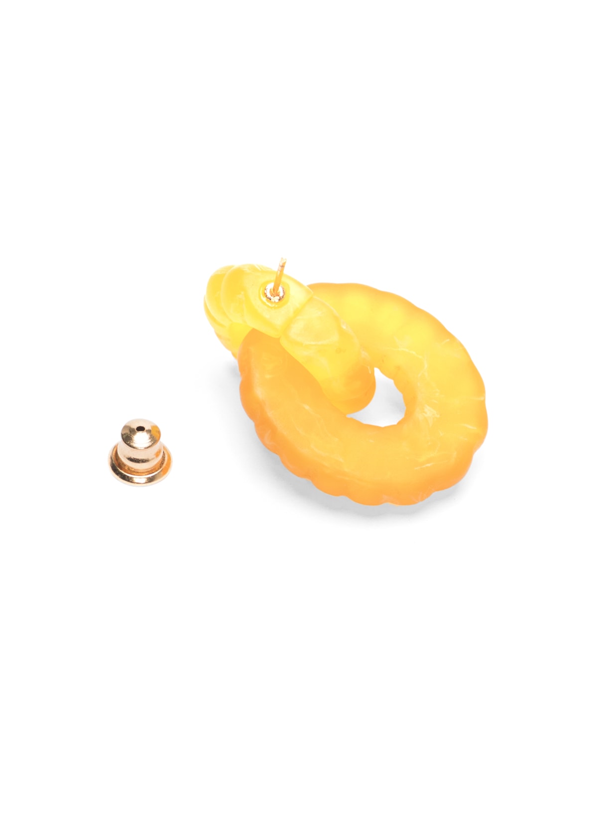 Brinco Feminino Chain Amarelo Lool