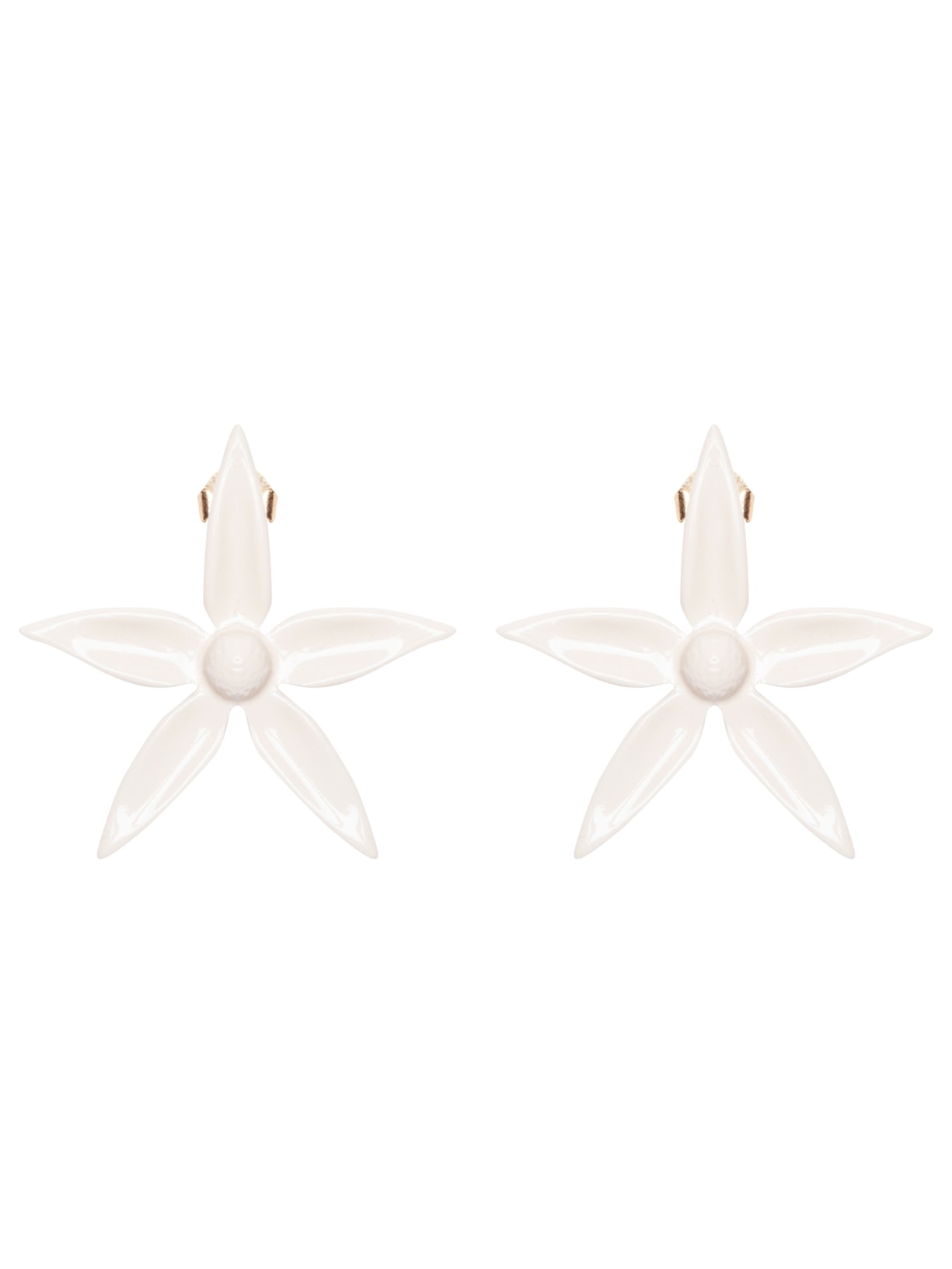 Brinco Feminino Cinco Pontas - Off White