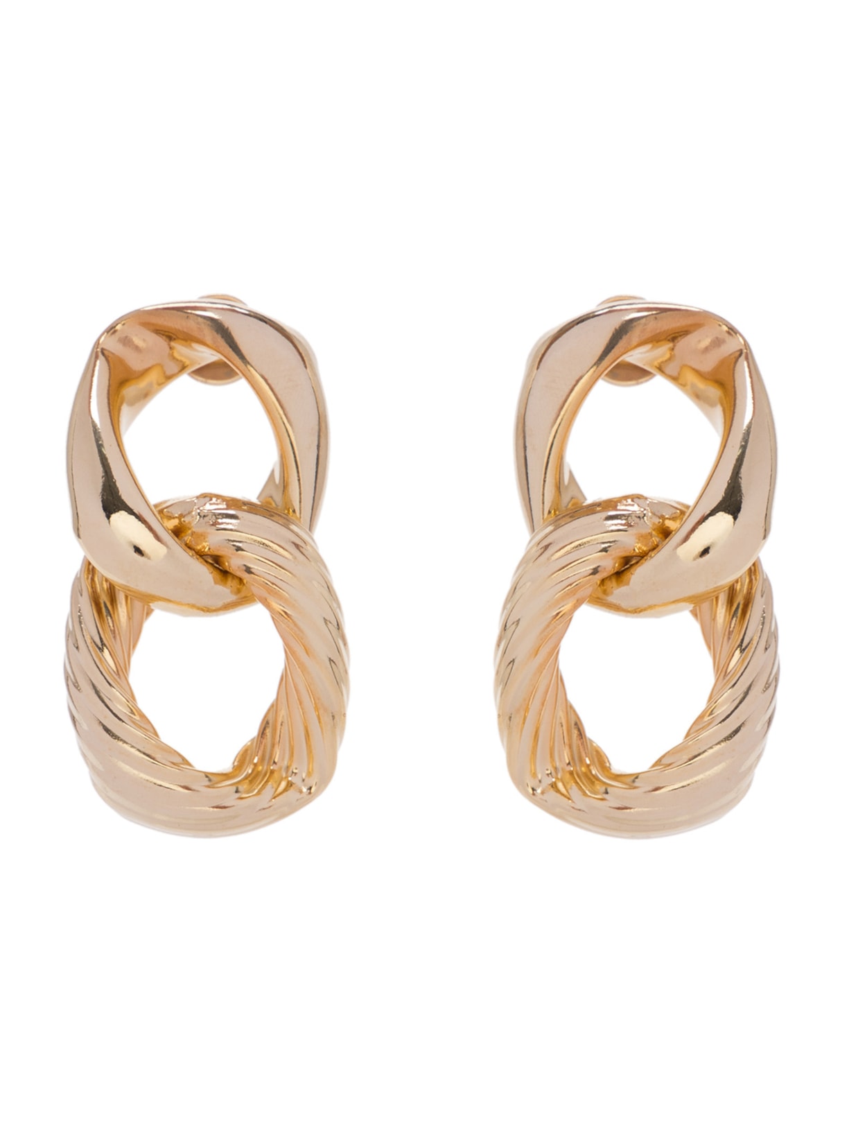 Brinco Feminino City Em Metal - Dourado