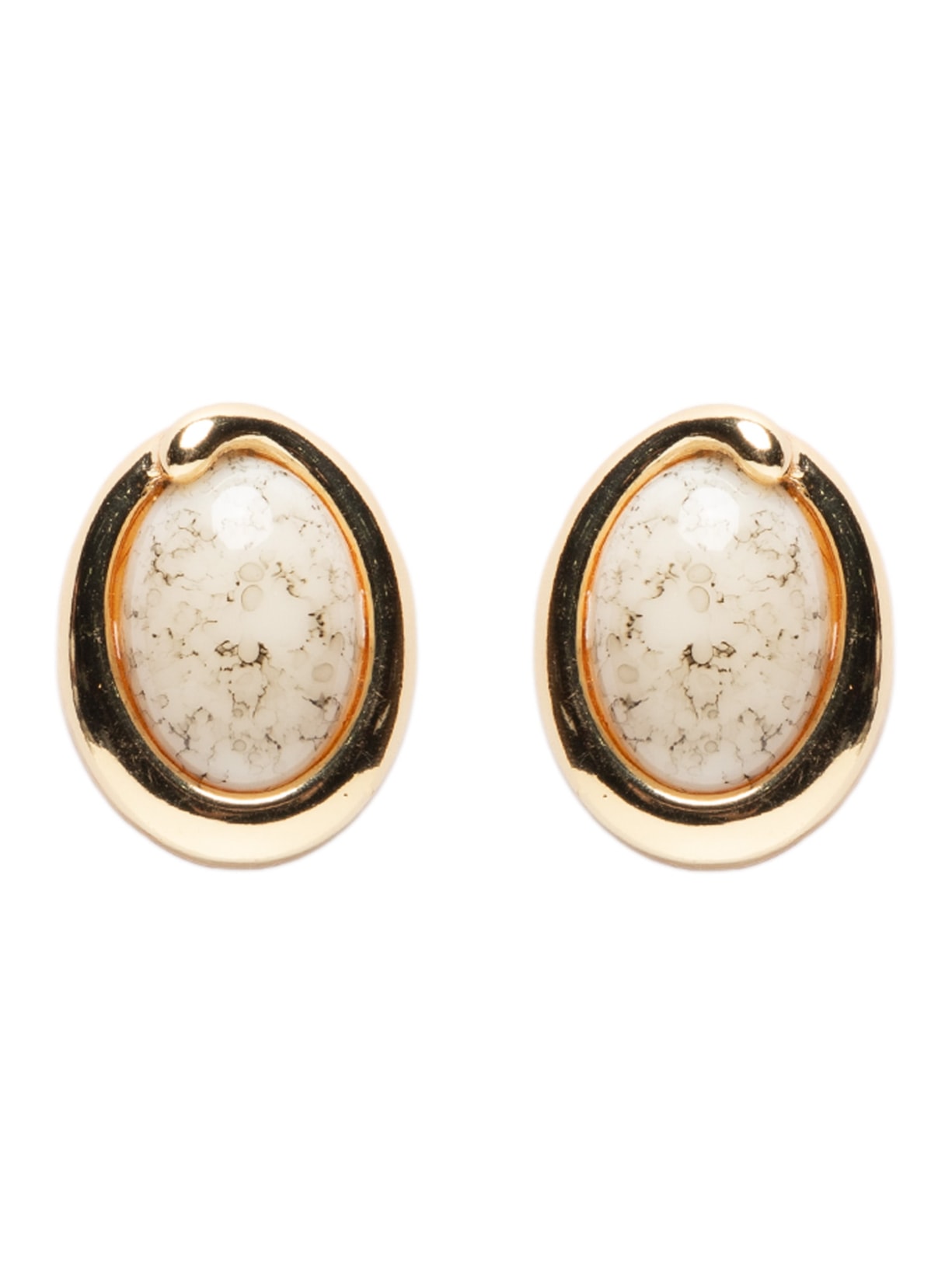 Brinco Feminino Com Pedra - Dourado