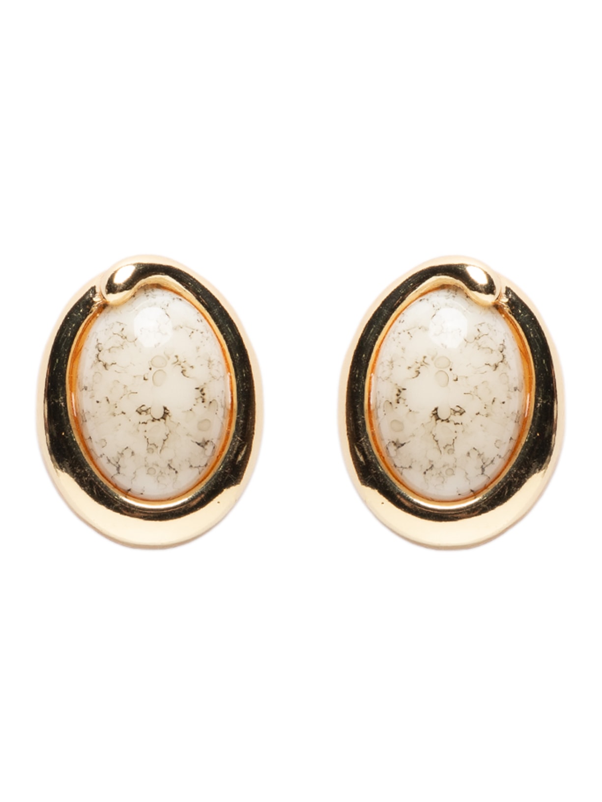 Brinco Feminino Com Pedra - Dourado