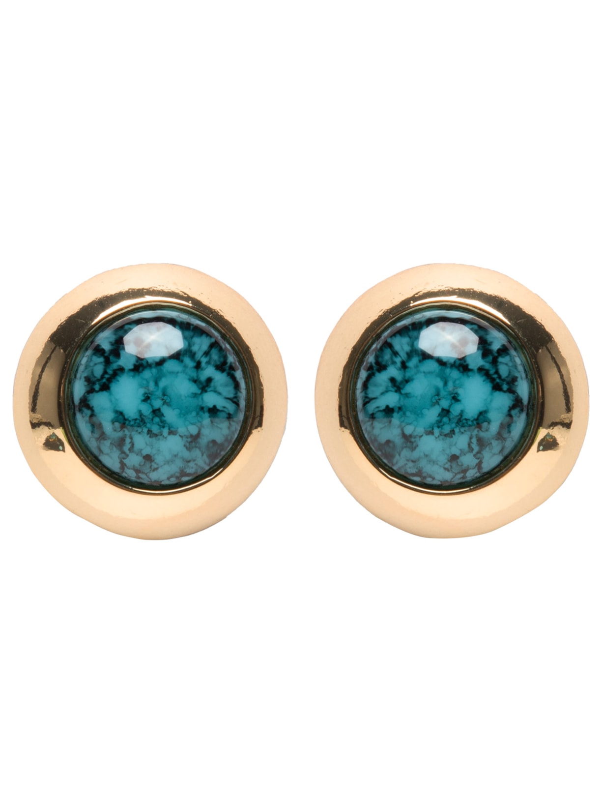 Brinco Feminino com Pedra Turquesa - Azul