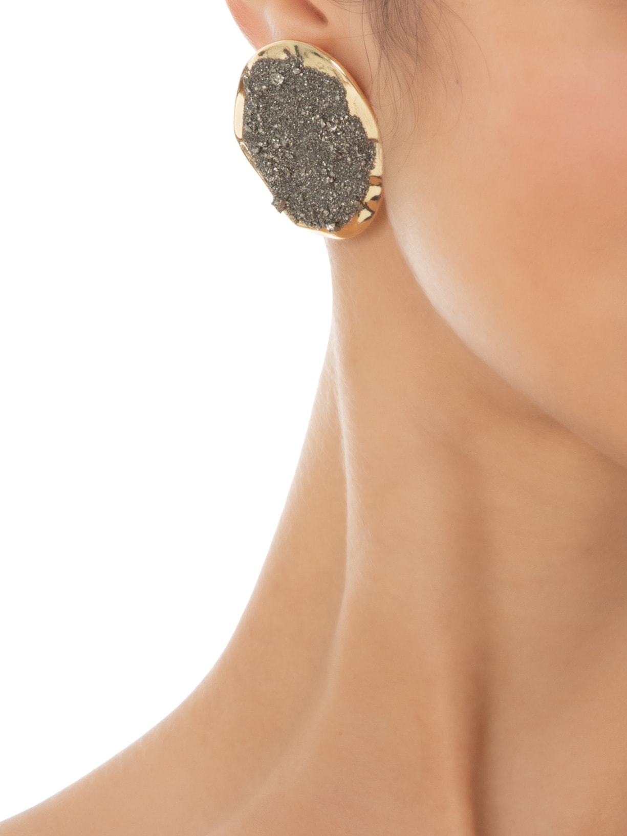 Brinco Feminino Com Piritas Dourado '2Essential