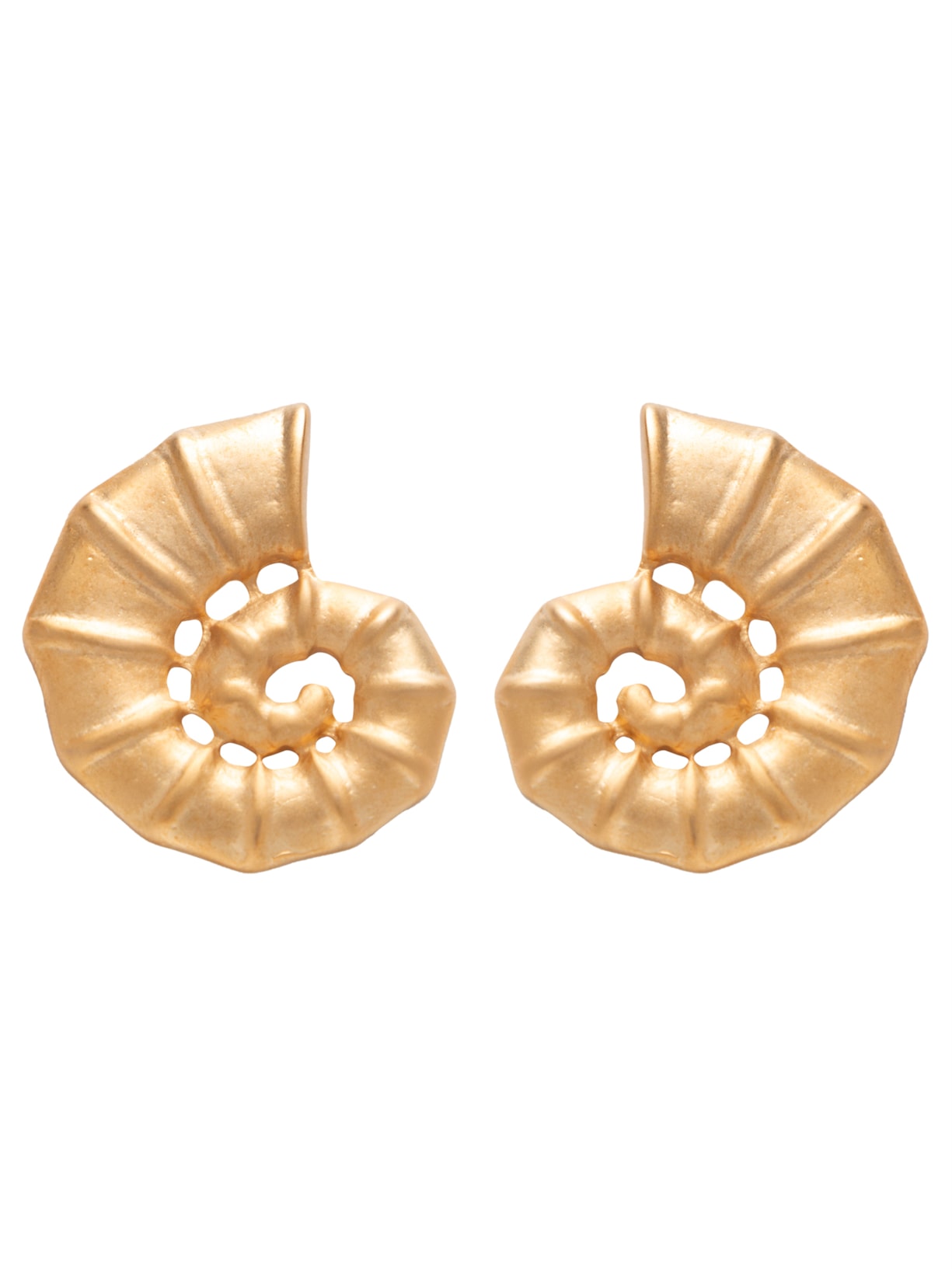 Brinco Feminino Concha Espiral - Dourado