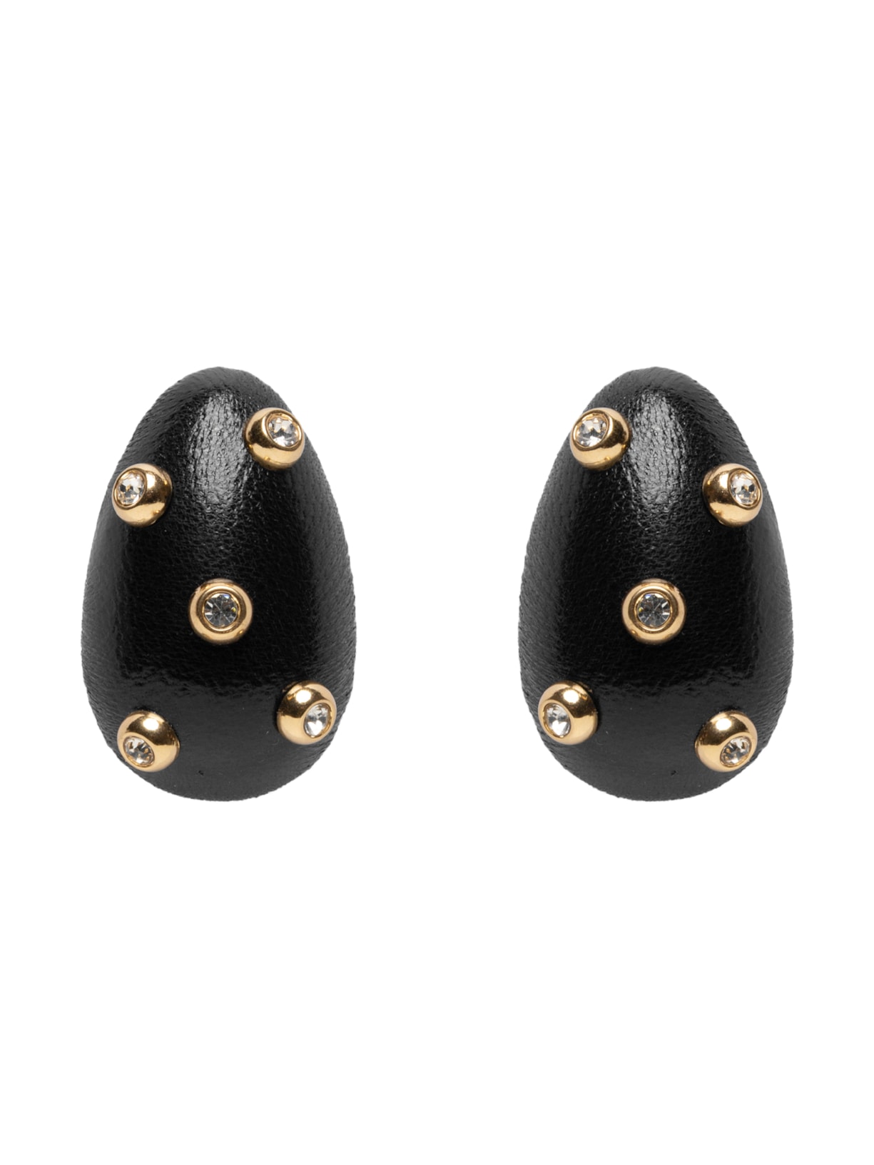 Brinco Feminino Convexo - Preto