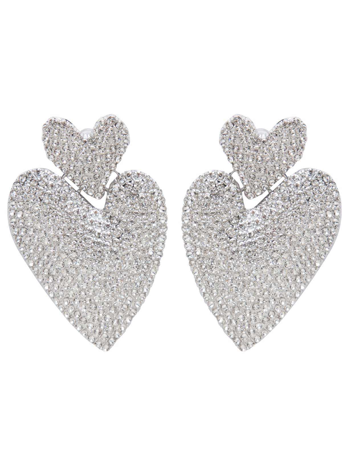 Brinco Feminino Coração - Prata