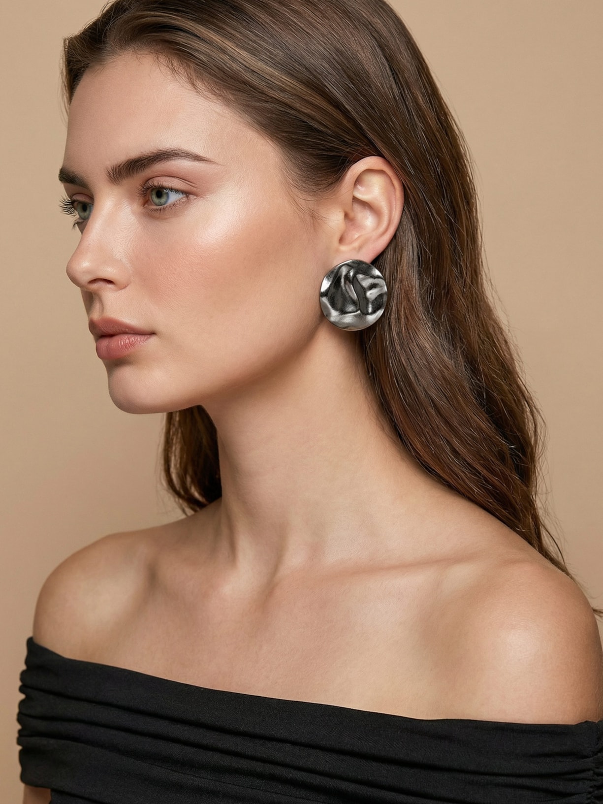 Brinco Feminino Cris Prateado Erre