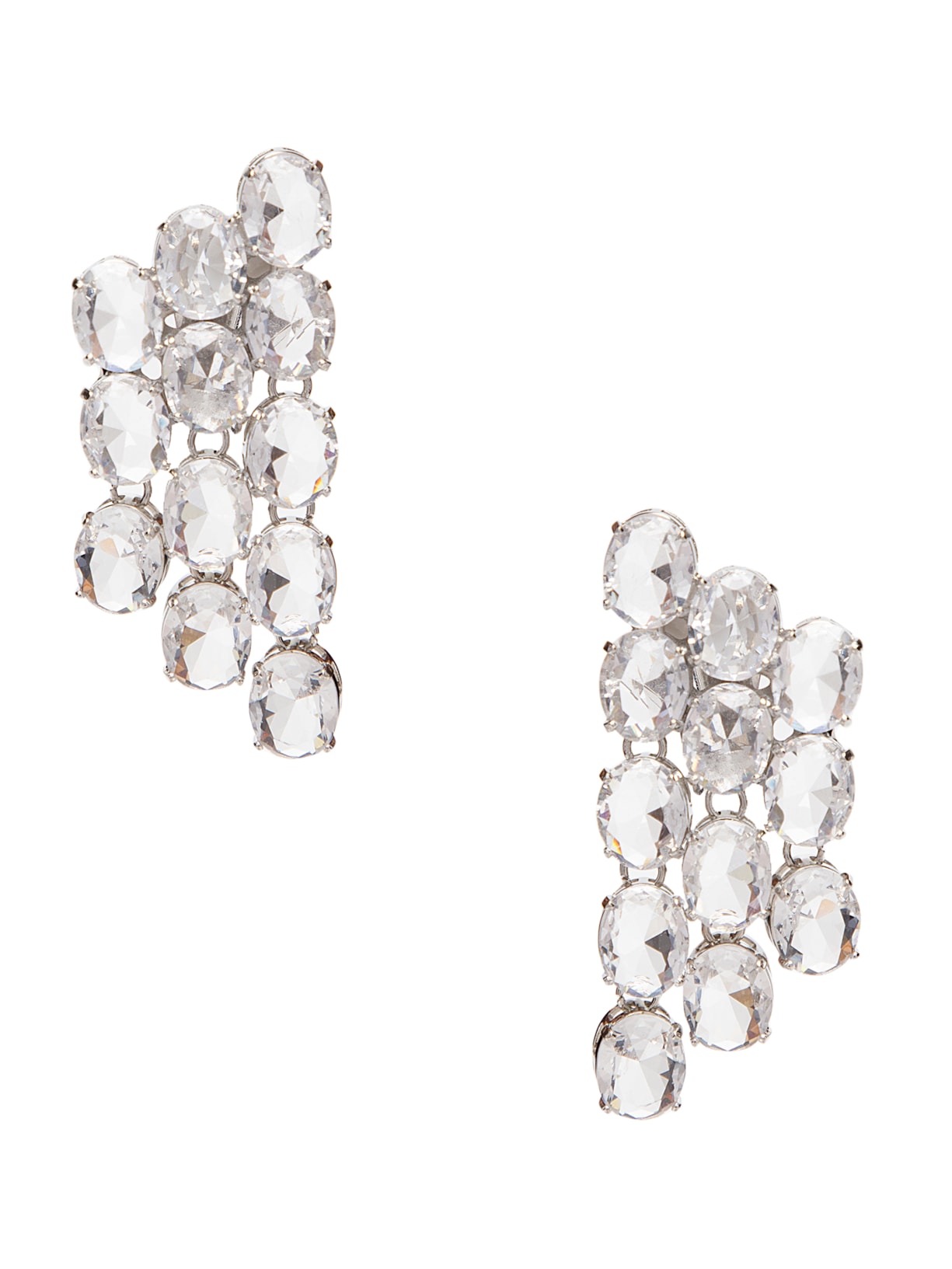 Brinco Feminino De Pressão Runway - Prata