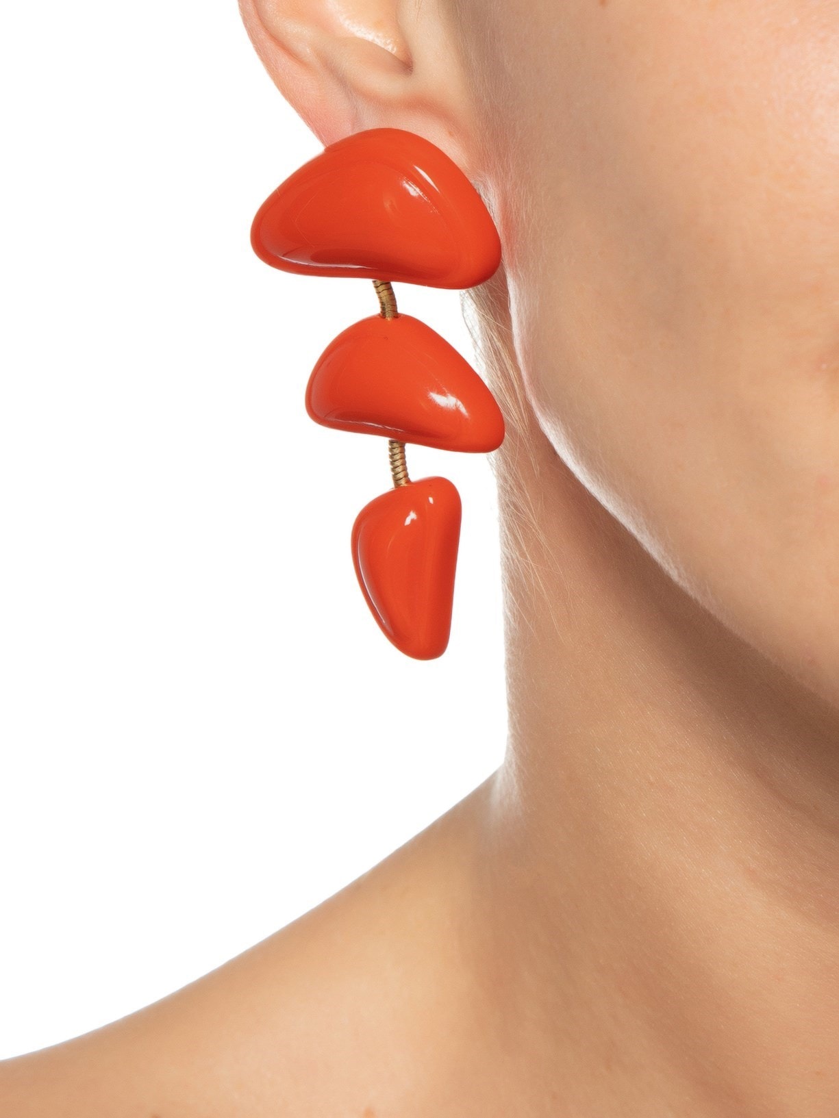 Brinco Feminino Diuca Vermelho Lool