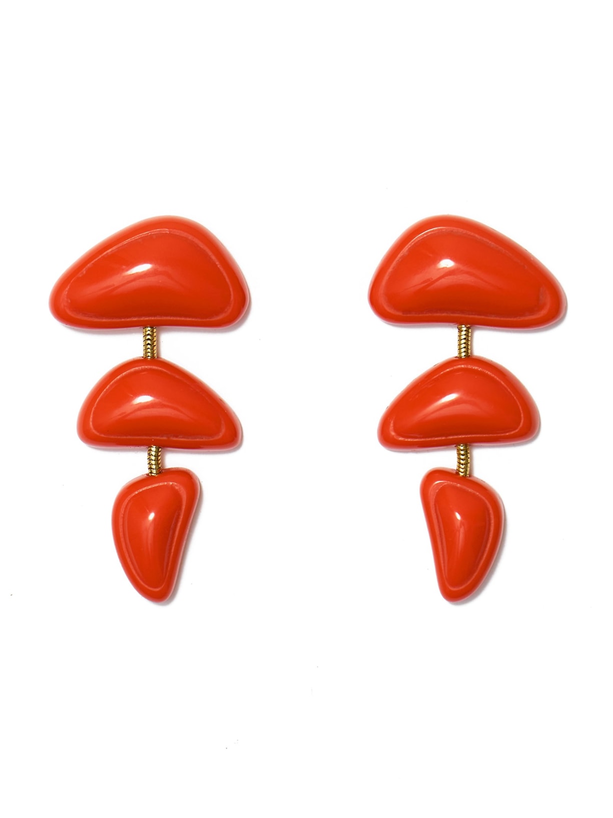 Brinco Feminino Diuca Vermelho Lool