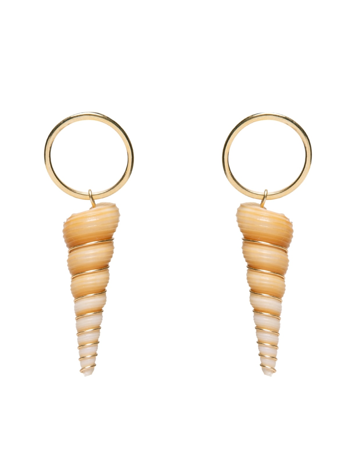 Brinco Feminino Doce Oceano Dourado Dress To