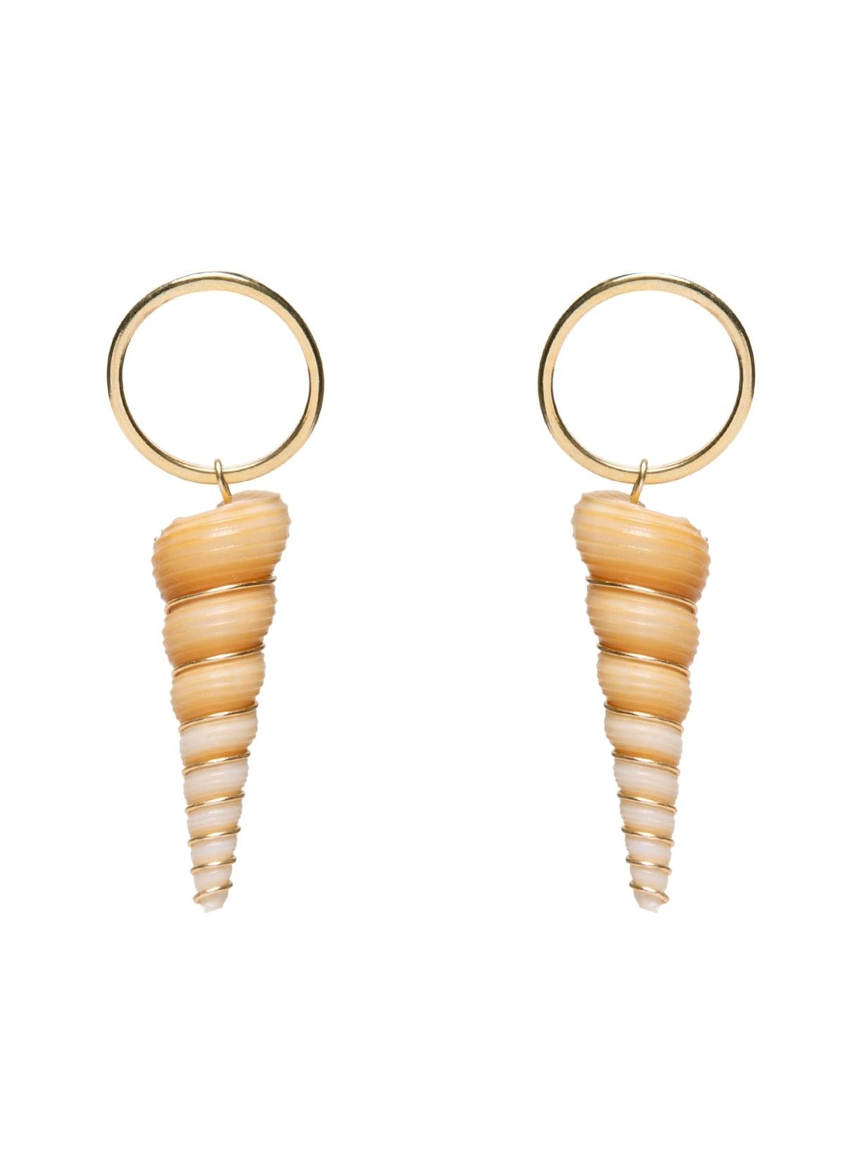 Brinco Feminino Doce Oceano Dourado Dress To