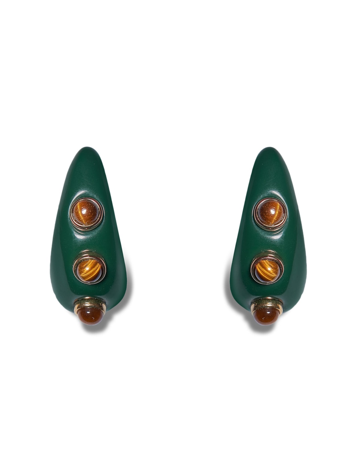 Brinco Feminino Dots - Verde