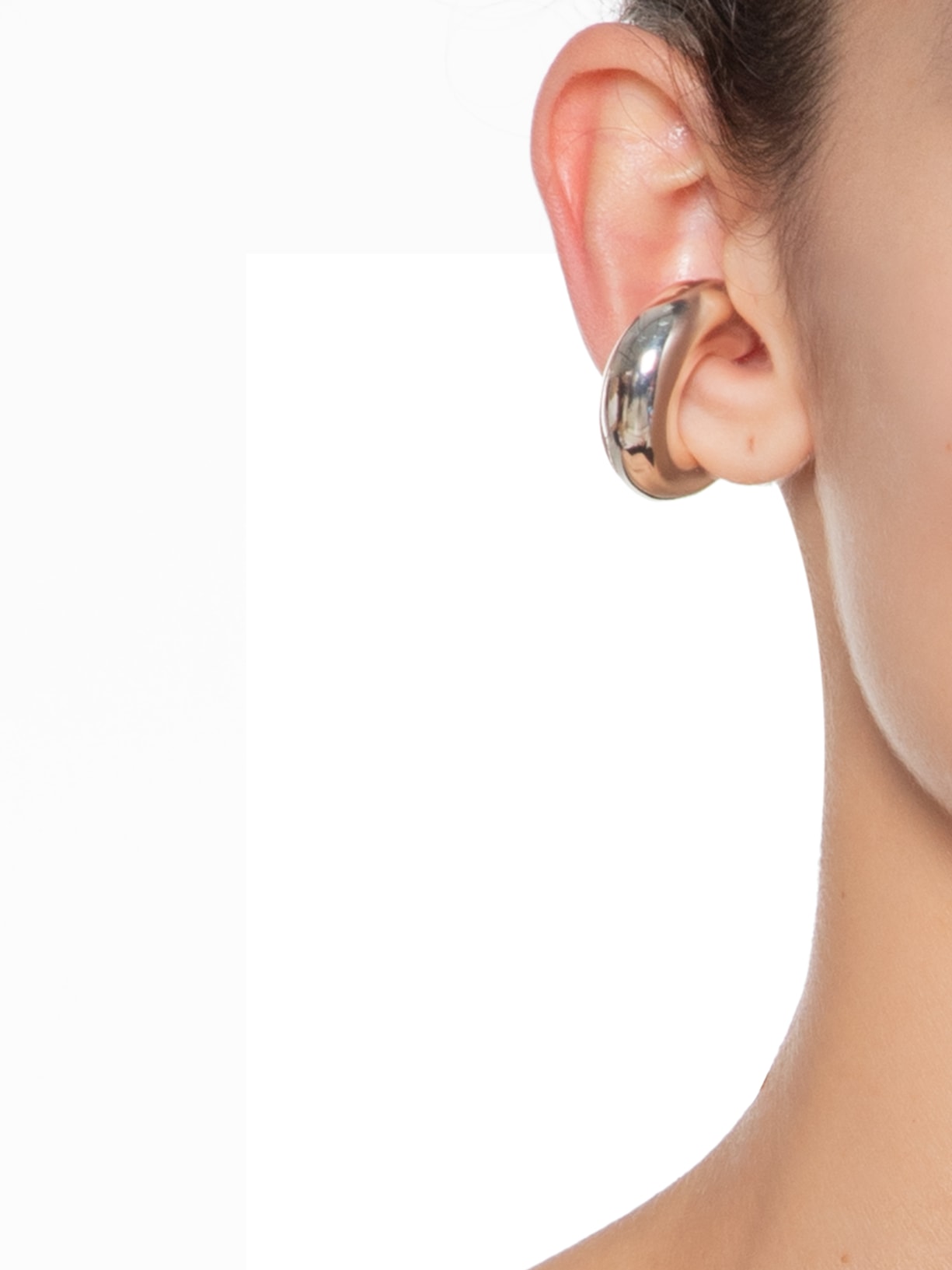 Brinco Feminino Ear Cuff Ibiza Prata Andressa Delamuta