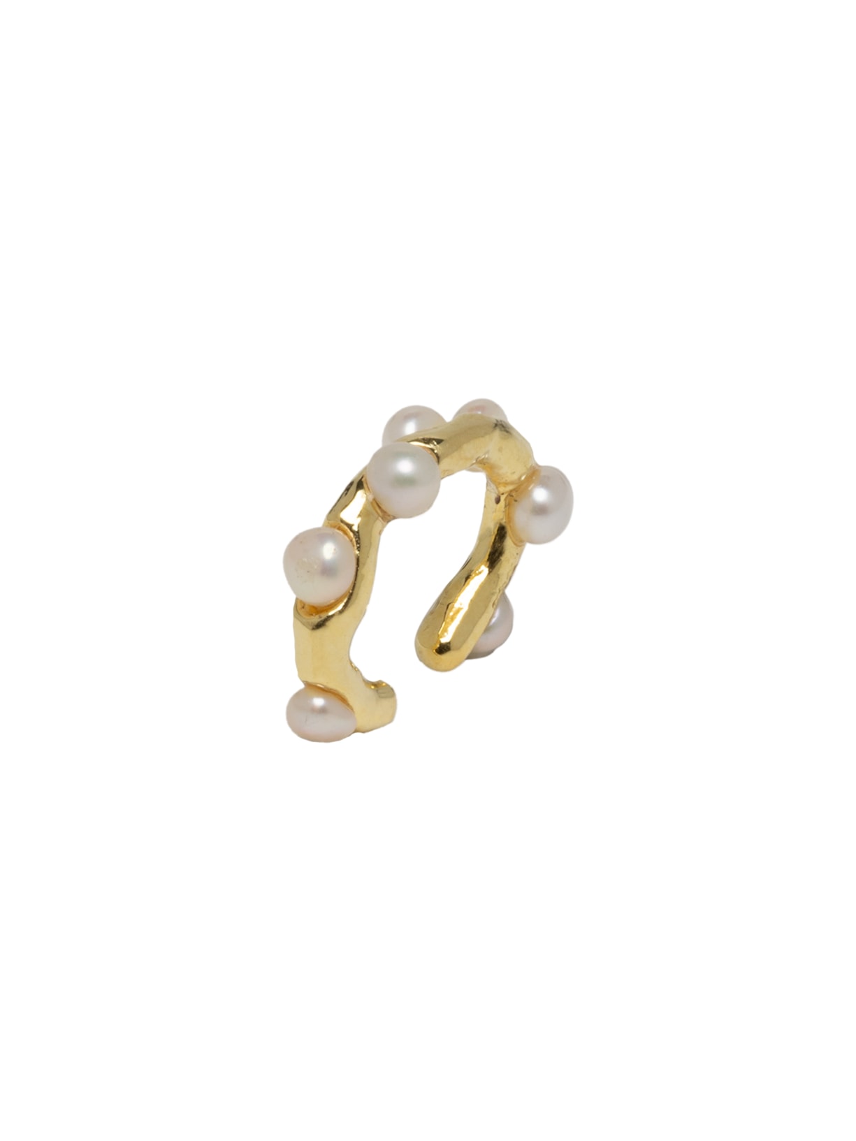Brinco Feminino Ear Cuff Perla - Dourado