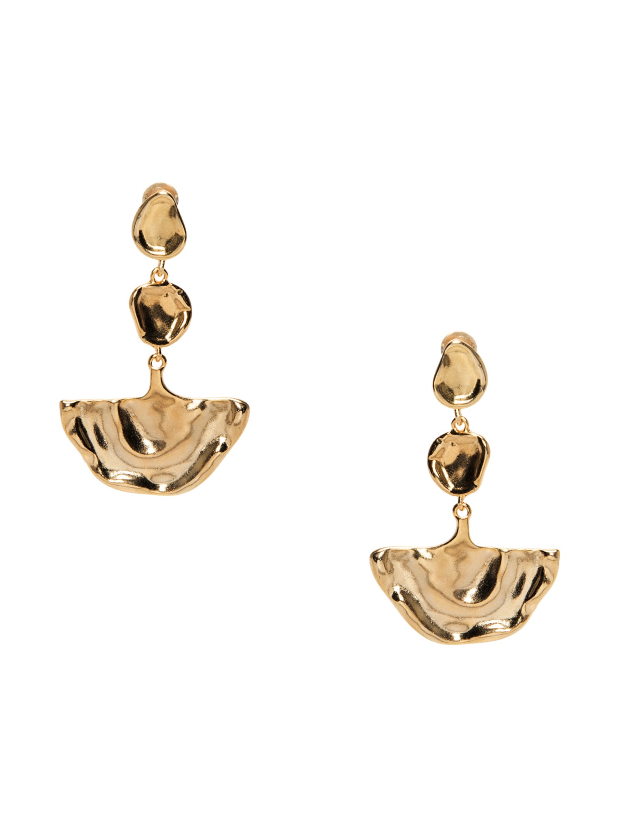 Brinco Feminino Elementos Metal Dourado Maria Filó