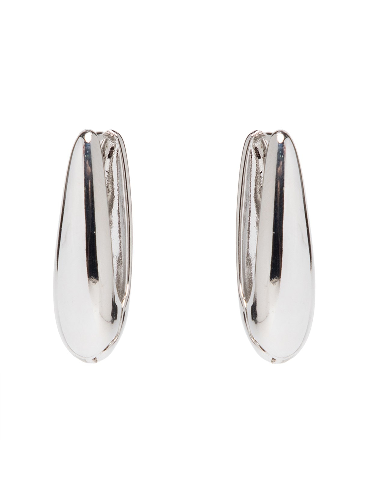 Brinco Feminino Em Metal - Prata