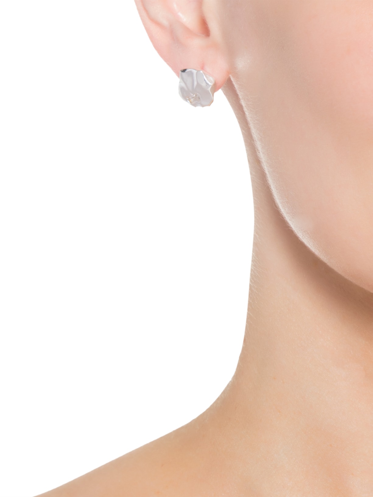 Brinco Feminino Emilie Em Metal Prata Vehr