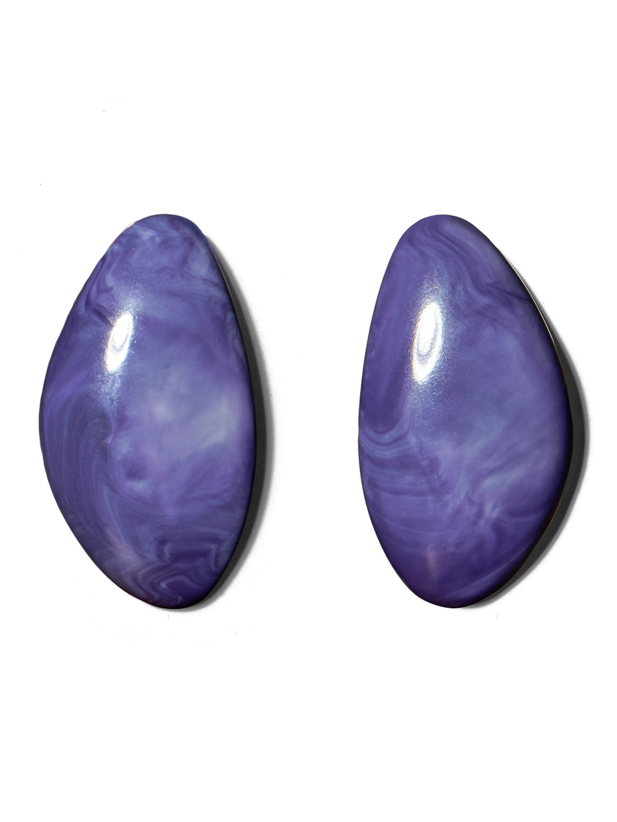 Brinco Feminino Escudo - Roxo