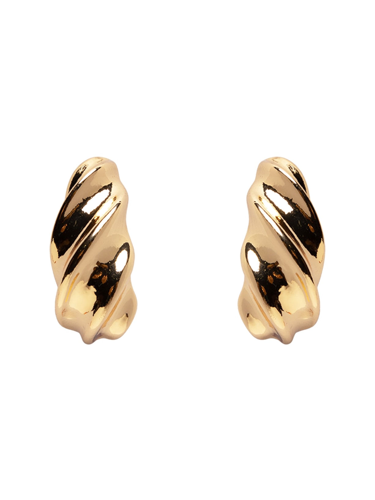 Brinco Feminino Espiral Dourado Basiq
